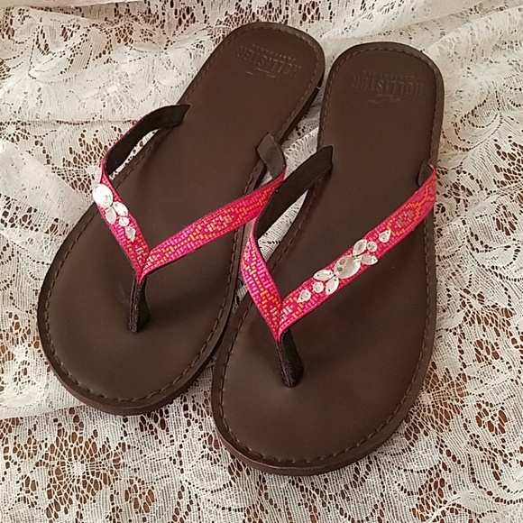 Hollister Shoes - Hollister California flat sandals sz10